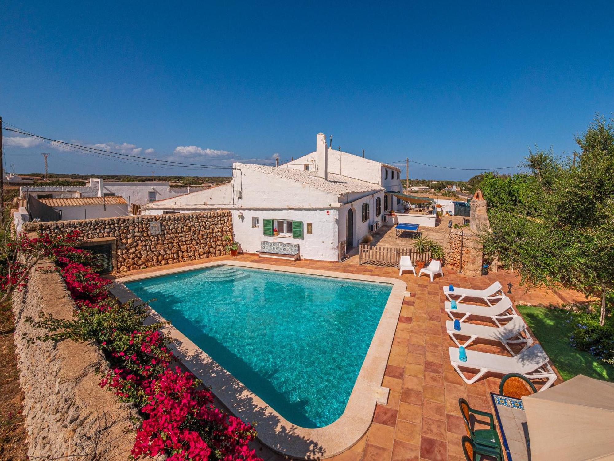 Casa Rural Menorquina Con Piscina Y Barbacoa Villa Sant Climent Exterior photo