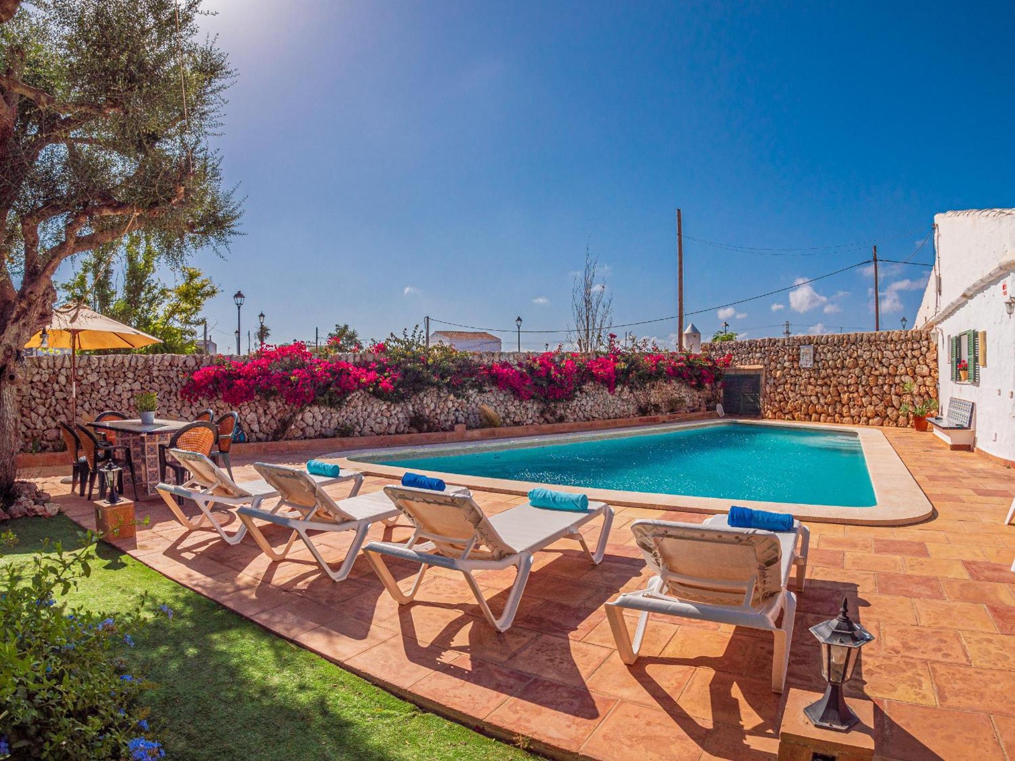 Casa Rural Menorquina Con Piscina Y Barbacoa Villa Sant Climent Exterior photo